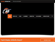 Tablet Screenshot of croixdargentbasket.com